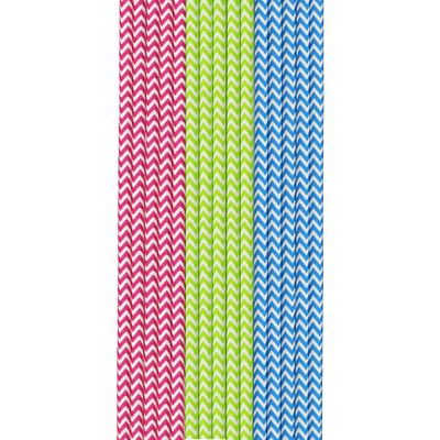 Duni Papieren Rietjes 50 Stuks Rood/Groen/Blauw