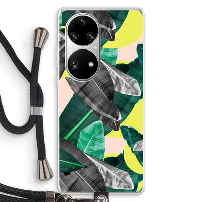 Fantasie jungle: Huawei P50 Pro Transparant Hoesje met koord
