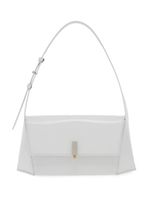 Ferragamo sac porté épaule Geometric en cuir - Blanc