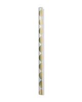 HEMA Cadeaupapier 70x200cm Ruiten Goud-zilver