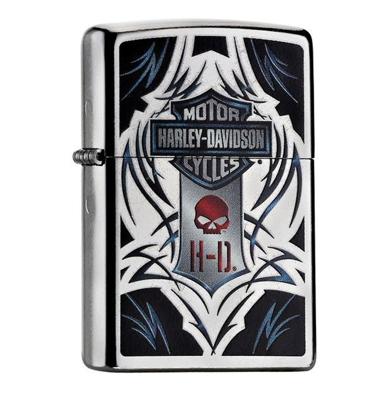 Zippo Aansteker Harley-Davidson Gothic Style Schedel