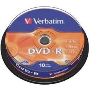 Verbatim DVD-R Matt Silver 4,7 GB 10 stuk(s)