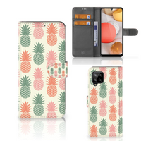 Samsung Galaxy A42 5G Book Cover Ananas - thumbnail