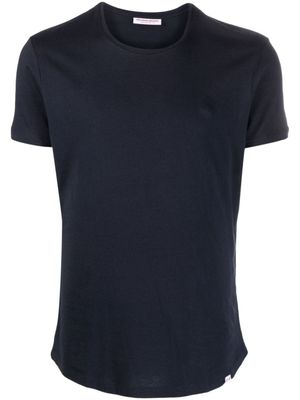 Orlebar Brown t-shirt uni à manches courtes - Bleu
