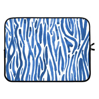 Blauwe nerven: Laptop sleeve 15 inch