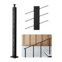 VEVOR Kabelleuningpaal 914x50.8x50.8mm 30° Gaten 1JZLGZXHS914YIVIS001V0