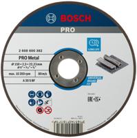 Bosch Accessoires Doorslijpschijf recht Expert for Metal A 30 S BF, 150 mm, 22,23 mm, 2,5 mm - 1 stuks - 2608600382