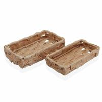 Mandenset Versa 11 x 4 x 20 cm Polyethyleen Bad en Douche (2 pcs)