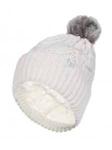 Heat Holders Ladies turnover cable hat with pom pom cream (1 st)