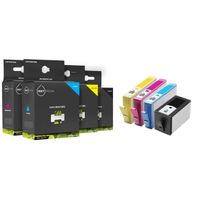 Inktmedia® - Geschikt HP 934XL / HP 935XL multipack zwart/cyaan/magenta/geel
