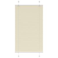 Plissé rolgordijn 80x150 cm stofbreedte 79,4 cm polyester crème
