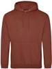 Just Cool JH001 College Hoodie - Red Rust - 3XL