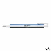 Gumhouder Tombow Mono Zero Blauw Wit Zwart (5 Stuks)