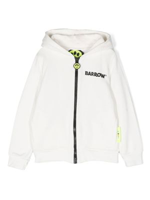 Barrow kids hoodie à logo imprimé - Blanc
