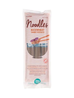 Boekweitnoedels met zoete aardappel bio