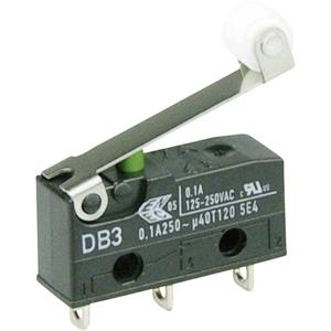 ZF DB3C-A1RC Microschakelaar DB3C-A1RC 250 V/AC 0.1 A 1x aan/(aan) Moment 1 stuk(s)