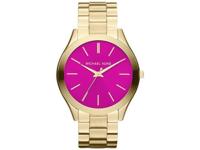 Michael Kors Dames Slim Runway MK3264 Goud roestvrij staal quartz modehorloge