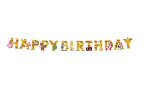 Boerderij Letterslinger &apos;happy birthday&apos; (2,5m)