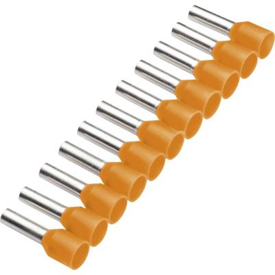 Cimco 187510 Adereindhulzen 0.5 mm² Deels geïsoleerd Oranje 500 stuk(s)