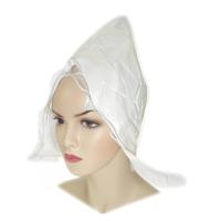 Boerinnen/kaasmeisje carnaval verkleed kapje - hoedje - wit - dames - one size