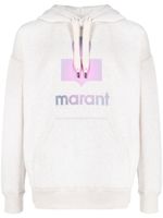 MARANT hoodie imprimé à lien de resserrage - Tons neutres