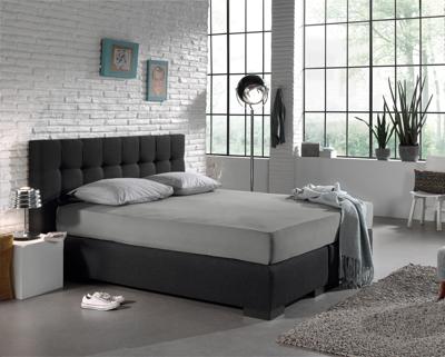 Dreamhouse Enkel Jersey 135 gr. Hoeslaken Grijs 190/200 x 200/220