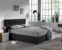 Dreamhouse Enkel Jersey 135 gr. Hoeslaken Grijs 190/200 x 200/220 - thumbnail