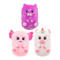 Johntoy Opblaasbare pluche knuffelcutie met pomp, 30cm