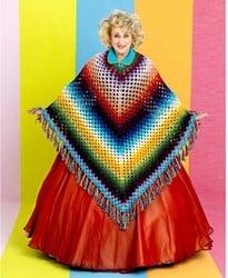 Karin Bloemen Poncho Garenpakket