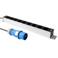 Plenty PLA416-9-4CEE PDU Stekkerdoos met 9x Type F Sockets