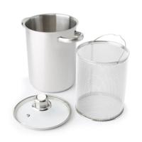 Imperial Kitchen asperge-pastapan 19x14 cm rvs