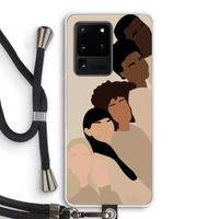 Sweet creatures: Samsung Galaxy S20 Ultra Transparant Hoesje met koord