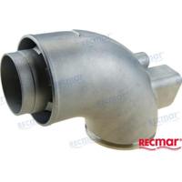 MAR261INOX - Uitlaatbocht van roestvrij staal Volvo