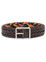 Paul Smith ceinture réversible à design tressé - Marron