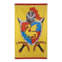 Ridder vlag 150 x 90 cm - thumbnail