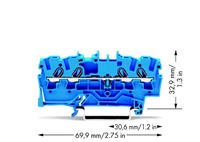 2002-1404  - Feed-through terminal block 5,2mm 24A 2002-1404 - thumbnail