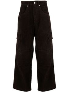 FIVE CM pantalon droit en velours côtelé - Marron