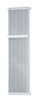 Vipera Corrason enkele badkamerradiator 50 x 180 cm centrale verwarming hoogglans wit zijaansluiting 1.649W - thumbnail