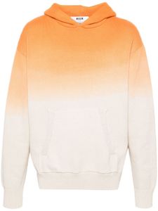 MSGM hoodie à effet dégradé - Tons neutres