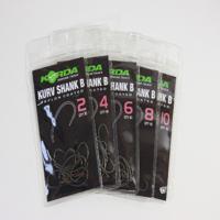 Korda Kurv Shank Barbless Haak Size 8, 10 st