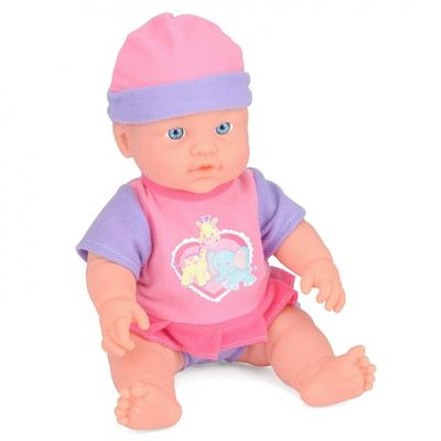 Toyrific Snuggles plas en drinkpop Skyla 31 cm 2 delig roze Toyrific Snuggles plas en drinkpop Skyla 31 cm 2 delig roze