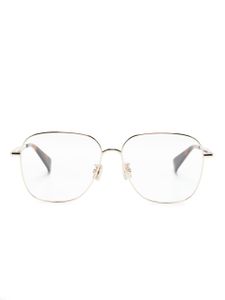 Kenzo lunettes de vue à monture ronde métallisée - Or