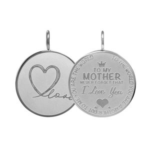 iXXXi Charm Pendant Mother Love Big Zilver