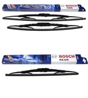 Bosch Ruitenwissers voorzijdedeelset voorzijde + achter 531H341