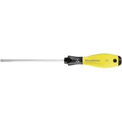 Wiha SoftFinish 302ESD ESD Platte schroevendraaier Kopbreedte: 2.5 mm Koplengte: 75 mm DIN EN 61340-5-1