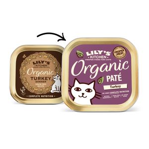 Lily's kitchen cat organic turkey pate (19X85 GR)