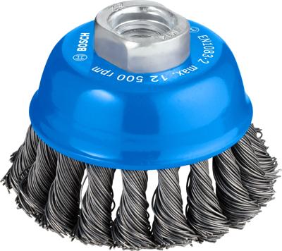 Bosch Accessoires Komstaalborstel 75 mm, 0,5 mm, 12500 U/ min, 14 1st - 1608622029