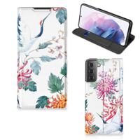 Samsung Galaxy S21 Plus | Hoesje maken | Bird Flowers