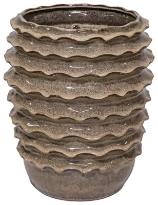 Vaas golf boheme d42h50cm zand