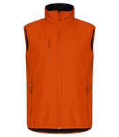 Clique 0200911 Classic Softshell Vest - Diep Oranje - S